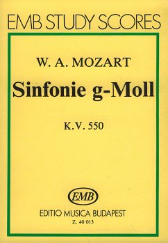 Cover Sinfonie g-Moll Nr.40 KV550 für Orchester Studienpartitur