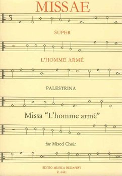 Cover Palestrina, Giovanni Pierluigi da Missa L'homme armé for mixed chorus Mixed Voices