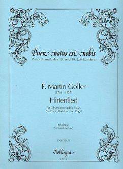 Cover Hirtenlied für Frauenchor, Posthorn, Streicher und Orgel Partitur