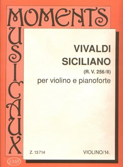 Cover Siciliano RV256,2 für Violine und Klavier