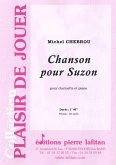 Chebrou, Michel, Chanson Pour Suzon Clarinette et piano Chebrou, Michel, Chanson Pour Suzon Clarinette et piano