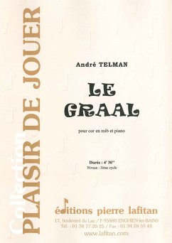 Cover Telman, André, Le Graal Cor mib et piano