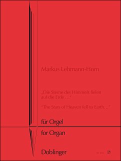 Cover Die Sterne des Himmels fielen auf die Erde für Orgel