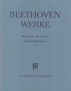 Beethoven Werke Abteilung 3 Band 3 Klavierkonzerte Band 2 (broschiert, mit kritischem Bericht)