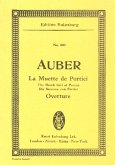 Ouvertüre zur Oper La muette de Portici für Orchester Studienpartitur