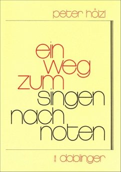 Cover Ein Weg zum Singen nach Noten