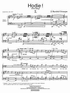 Z. Randall Stroope, Hodie! This Day SATB Buch