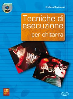Cover Emiliano Bevilacqua, Tecniche di Esecuzione per Chitarra Gitarre Buch + DVD
