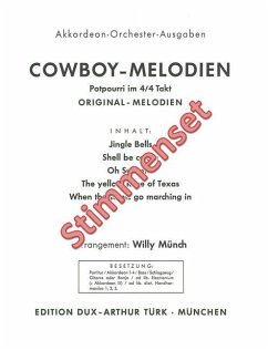 Cowboy-Melodien für Akkordeonorchester Stimmenset