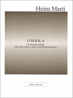 Cover Ombra für Baßblockflöte oder ein anderes tiefes Holzblasinstrument