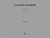 LENNERS Claude Dialog V clarinette basse et percussions Partition LENNERS Claude Dialog V clarinette basse et percussions Partition
