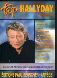 Cover Hallyday, Johnny Top Hallyday Vol.2 Chant, guitare ou piano Partition