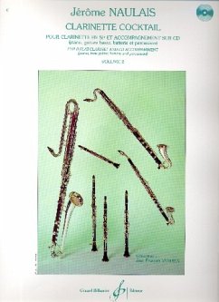 Cover Clarinette cocktail vol.2 (+CD) pour clarinette en sib et accompagnement sur CD (piano, guit basse, batterie, percussion)