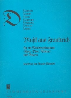 Cover Musik aus Frankreich für ein Melodieinstrument und Gitarre