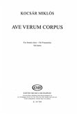 Ave verum corpus für Frauenchor a cappella Partitur