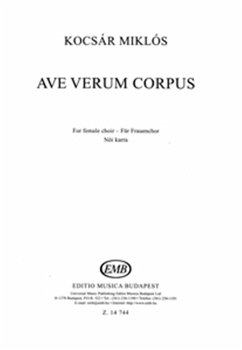 Ave verum corpus für Frauenchor a cappella Partitur