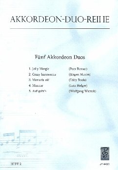 Cover Akkordeon-Duos Band 2 Spielpartitur