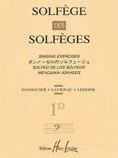Solfčge des solfčges vol.1d Singing exercises in bass clef