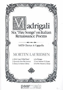 Cover Madrigali for mixed chorus a cappella score (it)