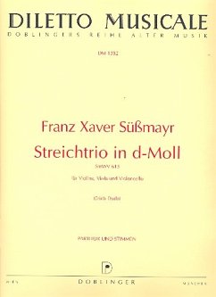 Streichtrio d-Moll SmWV613 Partitur und Stimmen