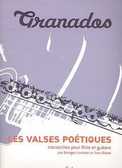 Cover Les valses poétiques pour flűte et guitare