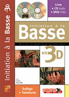 Frank Nelson, Initiationŕ la Basse 3D Bass Guitar Buch + CD + CD-ROM