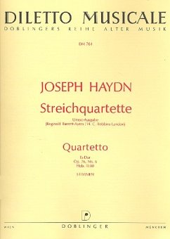 Cover Streichquartett Es-Dur op.76,6 Hob.III:80, Stimmen
