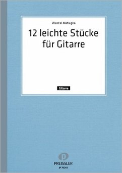Cover 12 leichte Stücke op.3 für Gitarre