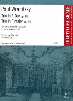 Trio F-Dur op.3,1 für Violine, Viola und Violoncello Partitur und Stimmen