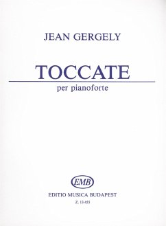 Cover Gergely, Jean Toccate Piano