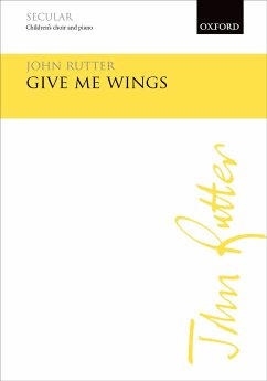 Cover Give me Wings for children chorus and piano score