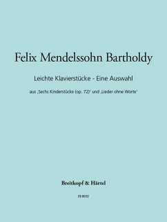 Klavierunterricht mit Felix Mendelssohn-Bartholdy Auswahl aus op.72 und aus Lieder ohne Worte