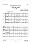 Tantum ergo op.25 für gem Chor, Solo-Violine, 2 Oboen, 2 Hörner, Pauken und Streicher Chorpartitur