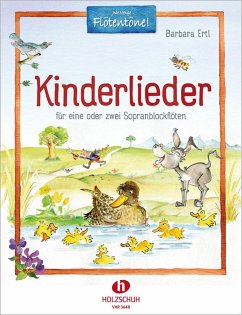 Cover Kinderlieder für 1-2 Sopranblockflöten Spielpartitur