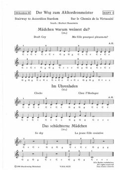 Cover Der Weg zum Akkordeonmeister Band 1 Akkordeon 2