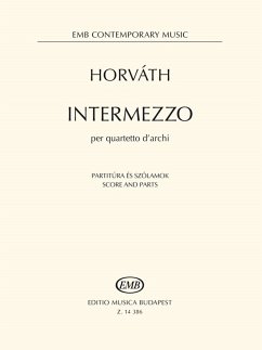 Cover Balázs Horváth Intermezzo per quartetto d'archi Streichquartett