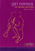 Jeffery Wilson Girl Names clarinet & piano Jeffery Wilson Girl Names clarinet & piano