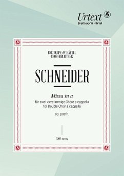 Cover Missa in a für zwei vierstimmige Chöre a cappella