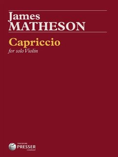Cover Capriccio For Solo Violin