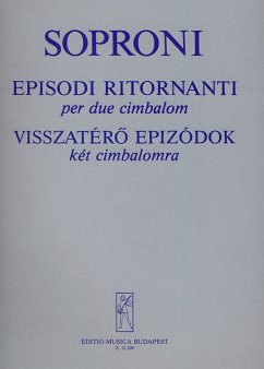 Cover Soproni József Episodi ritornanti Two Cimbaloms 2 zimb. ungh.