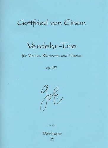 Verdehr Trio op.97 für Violine, Klarinette und Klavier Verdehr Trio op.97 für Violine, Klarinette und Klavier