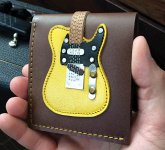 Blonde Electric Guitar Wallet