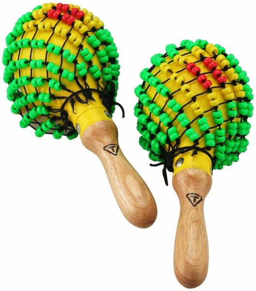 Tycoon: Plastic Beaded Maracas - Yellow