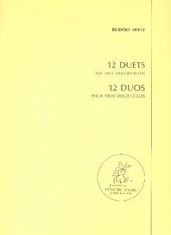 Cover 12 Duets for 2 violoncellos 2 scores