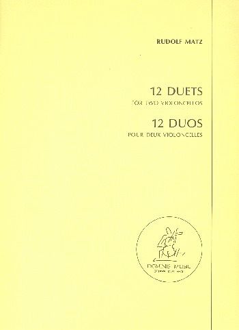 12 Duets for 2 violoncellos 2 scores 12 Duets for 2 violoncellos 2 scores