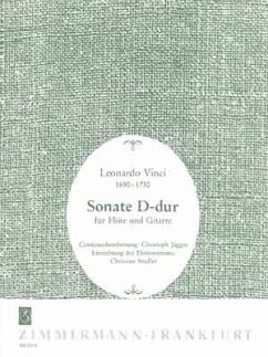 Cover Sonate D-Dur für Flöte und Gitarre