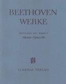 Beethoven Werke Abteilung 8 Band 2 Messe C-Dur op.86 Partitur (broschiert) Beethoven Werke Abteilung 8 Band 2 Messe C-Dur op.86 Partitur (broschiert)