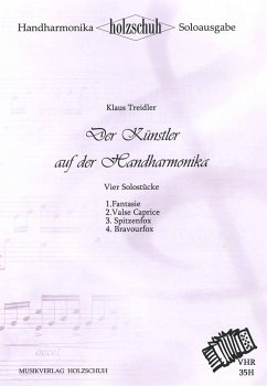 Cover Der Künstler auf der Handharmonika 4 Solostücke für diatonische Handharmonika