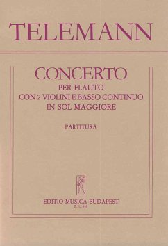 Cover Mik Spanyi_Georg Philipp Telemann Konzert Für Föte (G-Dur) Mit Begleitung Von 2 Vi Flute and Orchestra