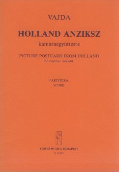 Cover Vajda János Picture Postcard from Holland for chamber ensemble Chamber Music for Mixed Ensembles